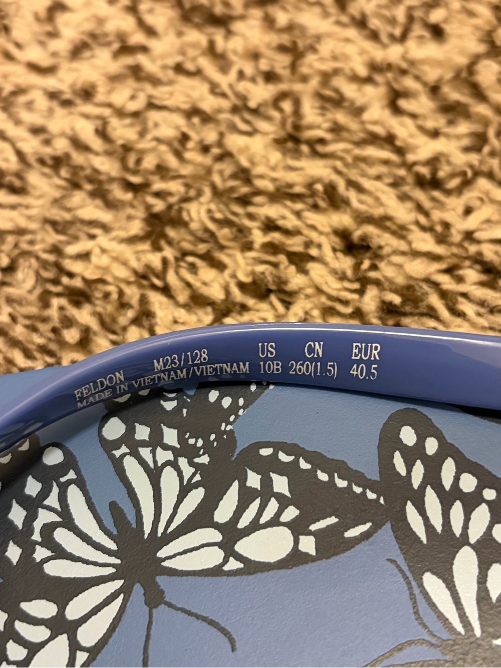 kate spade Feldon Blue Butterfly Flip Flop Sandals - Picture 4 of 7